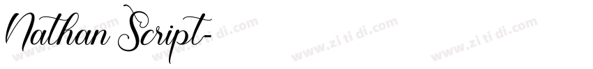 Nathan Script字体转换